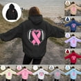thumbnail image 4 of GEWSEY Women Hoodies Cancer Awareness Fall Sweatshirts for Women 2025 Y2k Fall Winter Oversized Hoodie with Pockets (Red, XL), 4 of 8