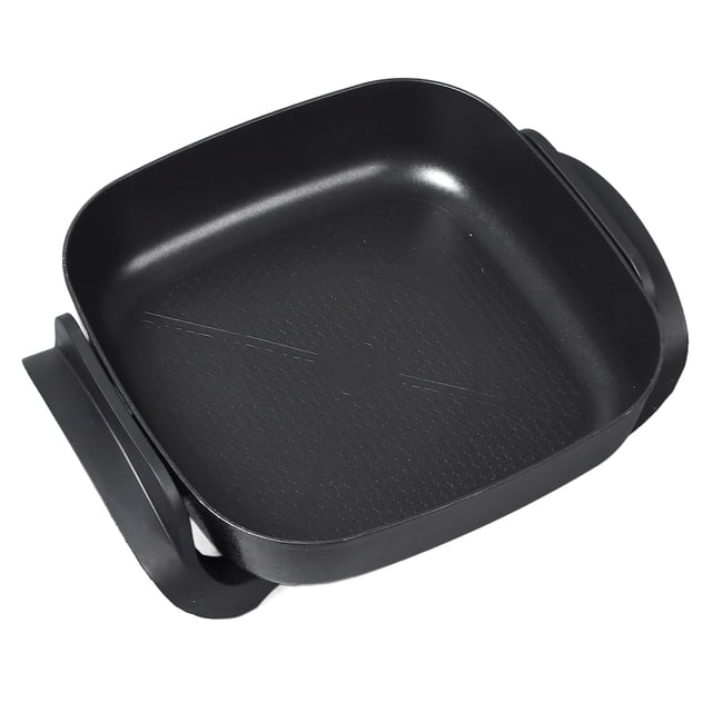 Electric Hot Pot, Easy Cleaning Rapid Heat Up Large Capacity US Plug 110V Electric Frying Pan for Kitchen