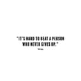 thumbnail image 3 of ArtsyQuotes 18x15 Black Modern Framed Museum Art Print Titled - Babe Ruth Quote: Person Who Never Gives Up, 3 of 5