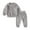Grey, variant on KAUOD Toddler Fleece Sweatshirts Joggers Set 2 Piece Fuzzy Soft Crew Neck Pullover Tops Sweatpants Sweatsuits for Kids