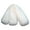 White, variant on Plush Shawl Furry Scarf 2 In 1 Warm Winter Accessory Soft Polyester For Daily Use Neck Gaiter