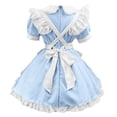 thumbnail image 5 of FASHOFT Women's Cute Maid Halloween Costumes Cosplay Outfit Japanese Anime Theme Party Stage Performance Fancy Dress Up Halloween Costume L, 5 of 5