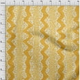 thumbnail image 4 of oneOone Polyester Spandex Gamboge Yellow Fabric Animal Skin Sewing Fabric By The Yard Printed Diy Clothing Sewing Supplies 56 Inch Wide, 4 of 4