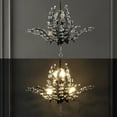 thumbnail image 3 of JONATHAN Y Diantha 28.5" 7-Light Contemporary Bohemian Iron/Acrylic LED Pendant, Oil Rubbed Bronze/Clear, 3 of 13