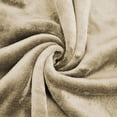 thumbnail image 3 of Cobertor Ligero Liso MELOCOTTON HOGAR Matrimonial Hotelero Beige, 3 of 5