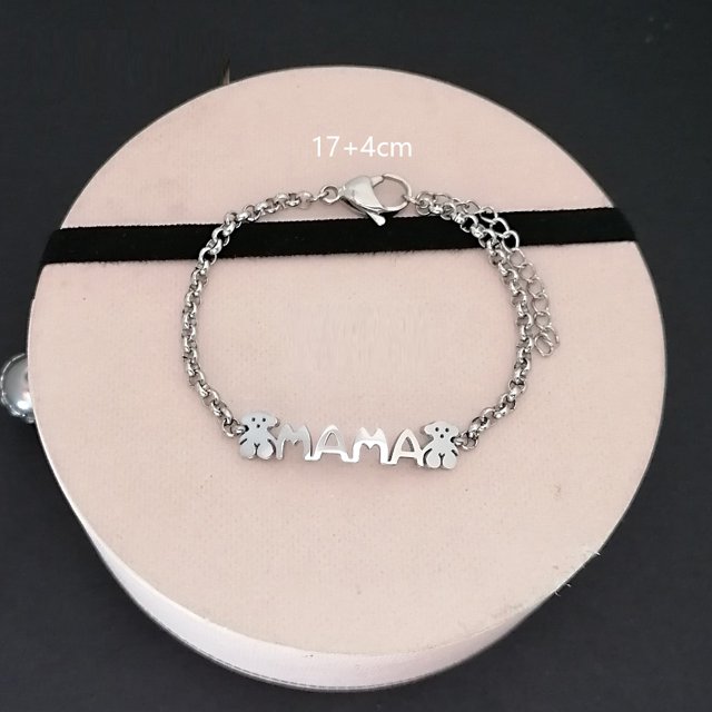 Pulsera 316 de alta calidad de la mamá del partido del acero inoxidable de la venta caliente