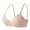 Beige, variant on Women's Bra Seamless Push Up Solid Color Comfortable Underwire Adjustable Straps Support Shape Breathable Everyday Wear