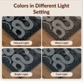 thumbnail image 7 of Design&I 2'x3' Washable Throw Rug Low Profile Daily Traffic Ready Accent Gothic Coiled Heads Interlocking Scale Field Snake Serpent Round Playful for Hallway, Laundry Room, 7 of 7