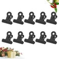 thumbnail image 2 of 10PCS Metal Binder Clips Plating Paper Clamp Hinge Clips Copper Paper Clips 20mm Black, 2 of 8