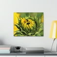 thumbnail image 6 of BeABetterHumanStore Yellow Sunflower Canvas Wall Decor Room Home Art Painting, 6 of 7
