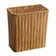 thumbnail image 4 of Cubo de basura Cubo de basura Espacio estrecho Organizador resistente Adorno Cubo de basura Papelera Marrón claro, 4 of 9