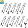 thumbnail image 2 of Stainless Steel Sugar Tongs Set 10 Pieces, Ice Cube Tongs Candy Tongs,11cm, 2 of 5