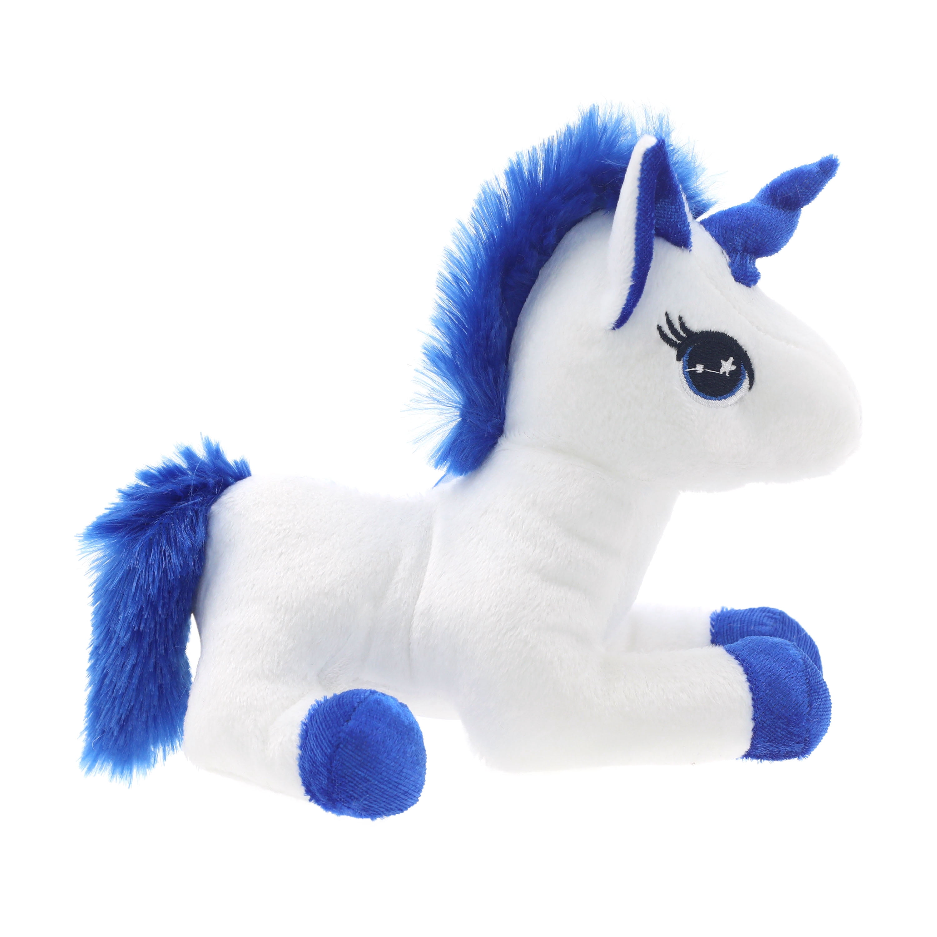 Hanukkah 7 in Plush Blue and White Unicorn, Child, Way to Celebrate