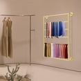 thumbnail image 4 of 7-tier Wall Display Rack Wall Mounted Rack Towels Storage Rack For Home Gold, 4 of 14