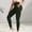 Green, variant on Women Yoga Pants With Pockets High Waisted Drawstring Athletic Workout Leggings Tummy Tights