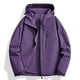 thumbnail image 1 of Chaquetas y abrigos casuales con capucha de manga larga para mujer, chaqueta de trabajo fina impermeable y cortavientos para primavera y otoño, chaqueta de poliéster para mujer, 1 of 3