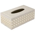 thumbnail image 2 of Laklulu KingFom Caja de pañuelos de cuero beige moderna, 2 of 3