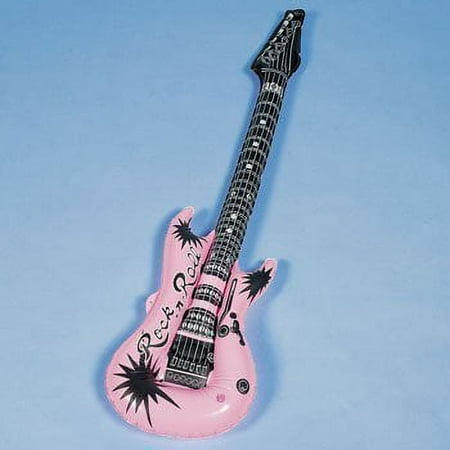 Pink Inflatable Guitar - Toys - 1 Piece