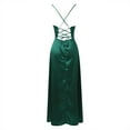 thumbnail image 5 of Women'S Formal Dress V Neck Hollow Out Design Suitable For Daily Wear And Vacation Perfect For Summer Pairing With High Heels Hand And Machine Washable Women'S Formal Dress M, 5 of 5