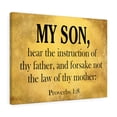 thumbnail image 6 of Scripture Walls  My Son Proverbs 1:8  Scripture Bible Verse Canvas Christian Wall Art Ready to Hang Unframed, 6 of 7