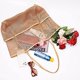thumbnail image 4 of Bolso grande de playa de malla, actualización 2023 para mujeres con múltiples bolsillos para viajes familiares, natación, bolsa de piscina impermeable, 4 of 5