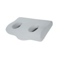 thumbnail image 2 of Almohada para perforaciones orejas, ideal para usar con auriculares y pendientes. Transpirable, ergonómica, para dormitorio y hogar. Cojín cervical Gris claro, 2 of 8