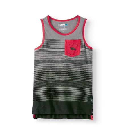 Carters Boys Tank Top - Boys' Ombre Stripe Pocket Tank Top
