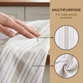 thumbnail image 3 of Unique Bargains Striped Cotton Kitchen Towels Khaki 26" x 18", 3 of 8
