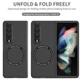 thumbnail image 4 of TECH CIRCLE Magnetic Case for For Samsung Galaxy Z Fold4 5G(2022) ,Built in Magnet Compatible with MagSafe Charger,Shockproof Lightweight Slim Hard PC Folding Phone Case,Black, 4 of 9