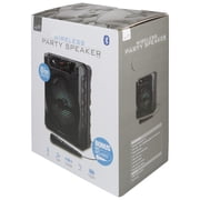 iLive Bluetooth Wireless LED Light Effects Party Speaker, ISB200B, Black