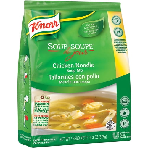 Single Knorr Professional Soup du Jour Chicken Noodle Soup Mix, 13.3