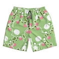 thumbnail image 4 of Bixox Men's Cute Frog2 printing Casual Classic Fit Short Summer Beach Shorts, 4 of 6
