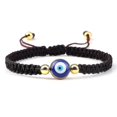 thumbnail image 1 of Evil Eye Braided Bracelet Lucky Red Black Color Thread Couple Chain Handmade, 1 of 1