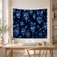 thumbnail image 5 of Reminiscent Starry Night with Filled Numerous Sparkling Effects, Mystical Fantasy for Space Lovers, Galaxy Room Decor, Christmas Gift, Tapestry Wall Hanging for Bedroom and Dorm, 5 of 7