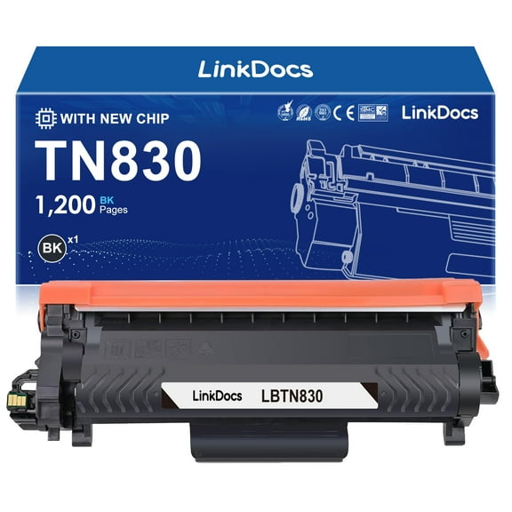 TN830 Toner Cartridge Replacement for Brother TN-830 TN830 TN830XL to use with Brother DCP-L2640DW HL-L2480DW MFC-L2807DW MFC-L2820DW MFC-L2820DWXL Printer