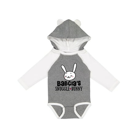 

Inktastic Babcia Snuggle Bunny Easter Gift Gift Baby Boy or Baby Girl Long Sleeve Bodysuit