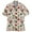 01-Khaki, variant on Plus Size Holiday Hawaiian Shirt for Men Casual Fashion Shirts Festive Summer Beach Short Sleeve Button down Tees 01-Khaki XXXL
