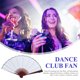 thumbnail image 4 of FELTECHELECTR Abanico plegable de estilo chino para eventos, con luz verde, 4 of 7