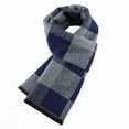 thumbnail image 2 of Alkepwun Mens Winter Warm Long Soft Scarf Soft Classic Scarves Plaid Tassel Scarf for Men Perfect Holiday Gift, 2 of 5