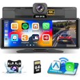 thumbnail image 1 of Estéreo Podofo Android 10.26' con Pantalla CarPlay Inalámbrica y Cámara de Respaldo 1080P, 1 of 7
