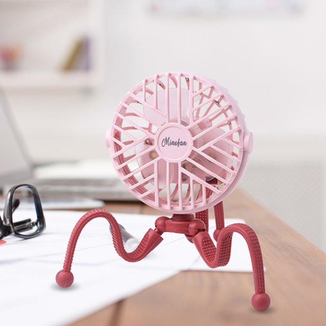 USB Air Cooler Fan Modos de luz nocturna Octopus 500mA 5V 2.5W para dormitorio de estudio de oficina Hugtrwg Para estrenar