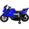 thumbnail image 3 of Moto Montable Eléctrica 6v Carrito Niño Música Luz Usb azul Little monkey, 3 of 5