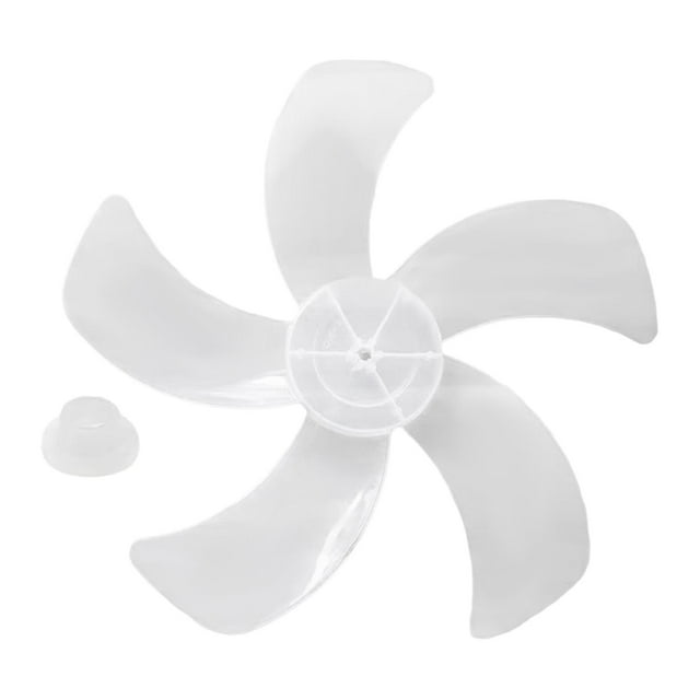 Luzkey Feuilles de Ventilateur de Remplacement 5 Feuilles Raccord Ménager Haute Performance Pièce Debout Accessoires Professionnels Pales de Ventilateur Debout Blanc