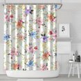 thumbnail image 2 of Waterproof Pioneer Shower Curtain 72x84 Inch Polyester Unique Cute Floral Shower Curtain for Bathroom Hotel Home Decor with 12 Plastic Hooks, 2 of 5