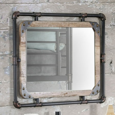 Swarovski Wall Mirror - Furniture of America Stockholm Industrial Decorative Wall Mirror 32