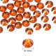 thumbnail image 2 of Uxcell Strass Hotfix Gemas de Cristal de Fondo Plano para Decoración de Ropa DIY Rojo Naranja 1.6mm, 2 of 5