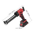 thumbnail image 2 of BENTISM 20V Cordless Electric Caulking Gun 10oz/300ml with 4 Adjustable Speeds, 2 of 9