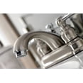 thumbnail image 4 of Kingston Brass KB3607BL 4 in. Centerset Bathroom Faucet, Brushed Nickel/Polished Chrome, 4 of 5