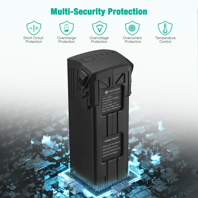 2-Pack for DJI Mavic 3 Battery, 15.4V 5.0Ah Intelligent Flight