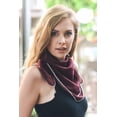 thumbnail image 4 of Scallop Stitch Trim Bandana Scarf, 4 of 9